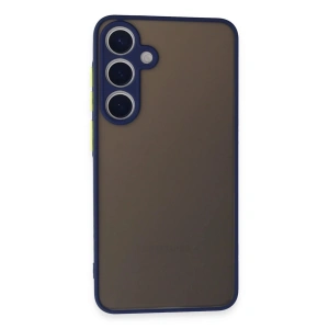 Mey İthalat®  Samsung Galaxy S24 Kılıf Montreal Silikon Kapak - Lacivert