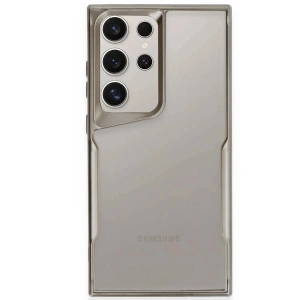 Mey İthalat®  Samsung Galaxy S24 Ultra Kılıf Boyi Silikon Kapak - Titan Gri