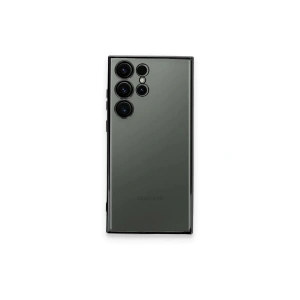 Mey İthalat®  Samsung Galaxy S24 Ultra Kılıf  Lensli Silikon - Yeşil