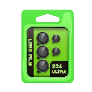 Mey İthalat®  Samsung Galaxy S24 Ultra Raze Metal Kamera Lens - Siyah