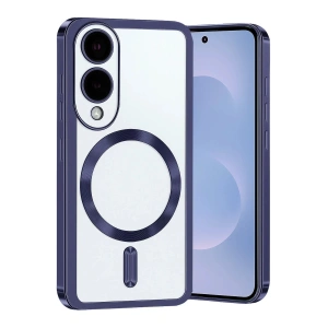 Mey İthalat®  Samsung Galaxy S25 Edge Kross Magneticsafe Kapak - Lacivert