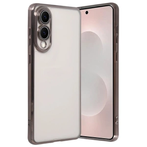 Mey İthalat®  Samsung Galaxy S25 Edge  Lensli Silikon - Titan Gri