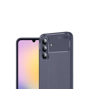 Mey İthalat®  Samsung Galaxy S25 FE Auto Focus Karbon Kapak - Lacivert