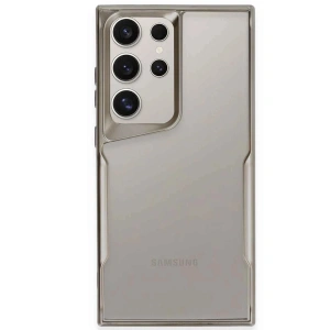 Mey İthalat®  Samsung Galaxy S25 Ultra Kılıf Boyi Silikon Kapak - Titan Gri