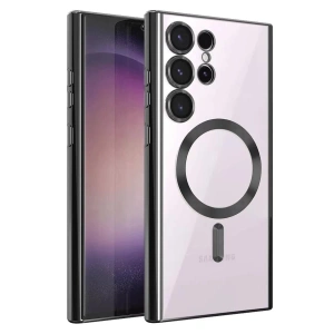 Mey İthalat®  Samsung Galaxy S25 Ultra Kılıf Kross Magneticsafe Kapak - Siyah