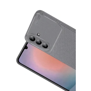 Mey İthalat®  Samsung Galaxy S26 Plus Auto Focus Karbon Kapak - Gri