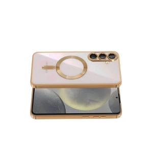 Mey İthalat®  Samsung Galaxy S26 Plus Kross Magneticsafe Kapak - Çöl Titanyum