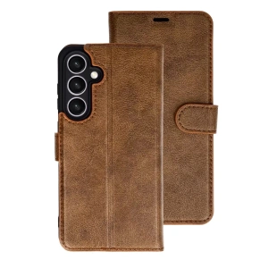 Mey İthalat®  Samsung Galaxy S26 Plus Trend S Plus Kapaklı Kılıf - Taba