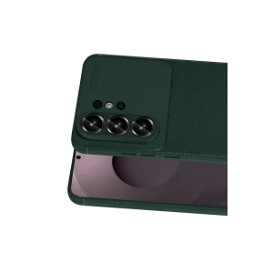 Mey İthalat®  Samsung Galaxy S26 Ultra Auto Focus Karbon Kapak - Koyu Yeşil