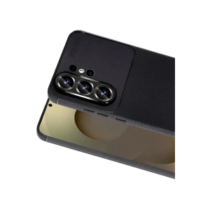 Mey İthalat®  Samsung Galaxy S26 Ultra Auto Focus Karbon Kapak - Siyah