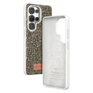 Mey İthalat®  Samsung Galaxy S26 Ultra Bright Simli Kapak - Gold