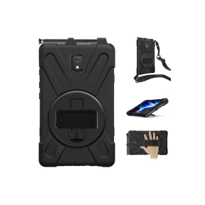 Mey İthalat®  Samsung Galaxy T577 Tab Active 3 Kılıf Amazing Tablet Kapak - Siyah