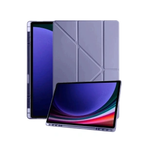 Mey İthalat®  Samsung Galaxy Tab A11 Plus Kalemlikli Mars Tablet Kılıfı - Lavender