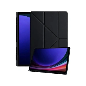 Mey İthalat®  Samsung Galaxy Tab A11 Plus Kalemlikli Mars Tablet Kılıfı - Siyah