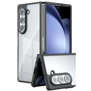 Mey İthalat®  Samsung Galaxy Z Fold 5 Kılıf Blur Fold Kapak - Siyah