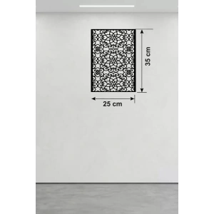 Mey İthalat® Selçuklu Yıldızı Temalı Ahşap Duvar Tablosu - 25x35 cm Lazer Kesim Dekoratif Pano
