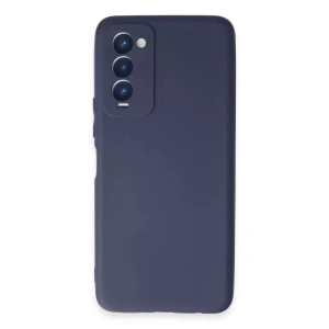Mey İthalat®  Tecno Camon 18 Kılıf First Silikon - Lacivert