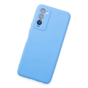 Mey İthalat® Tecno Camon 18 Kılıf First Silikon - Mavi