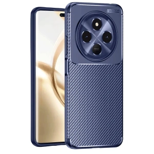 Mey İthalat®  Tecno Spark 30 Kılıf Auto Focus Karbon Kapak - Lacivert