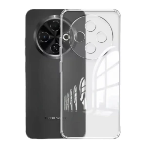 Mey İthalat®  Tecno Spark 30C Kılıf Lüx Şeffaf Silikon