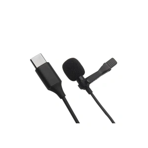 Mey İthalat®  Type-C 2 Metre Double Mikrofon - Siyah