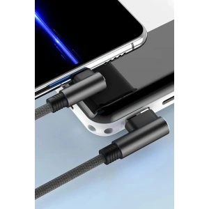 Mey İthalat® USB to Lightning 3M 2.4A Kablo - Siyah