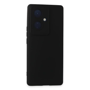 Mey İthalat®  Vivo V29 Lite Kılıf Nano içi Kadife Silikon - Siyah