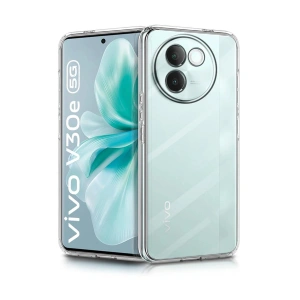 Mey İthalat®  Vivo V30e Kılıf Lüx Şeffaf Silikon