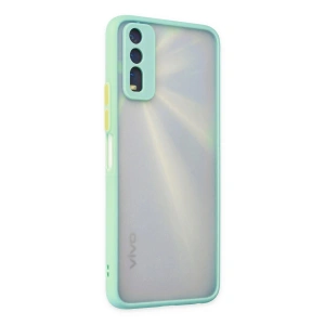 Mey İthalat®  Vivo Y11S Kılıf Montreal Silikon Kapak - Turkuaz