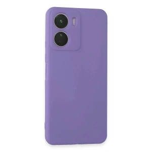 Mey İthalat®  Vivo Y16 Kılıf First Silikon - Lila