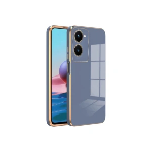 Mey İthalat®  Vivo Y18 Kılıf Volet Silikon - Mavi