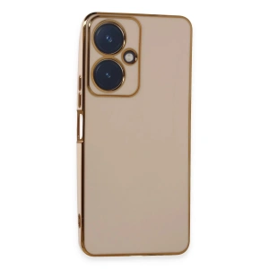 Mey İthalat®  Vivo Y27 Kılıf Volet Silikon - Pembe