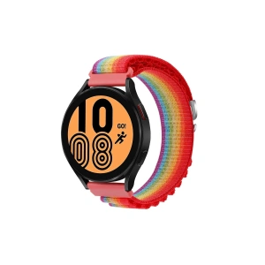 Mey İthalat® Watch 22mm KR410 Kumaş Kordon - Gökkuşağı 1