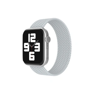 Mey İthalat®   Watch 38mm Ayarlı Solo Silikon Kordon - Beyaz