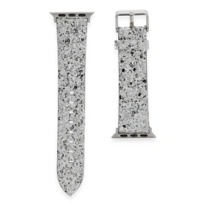 Mey İthalat®   Watch 38mm Starry Taşlı Kordon - Gümüş