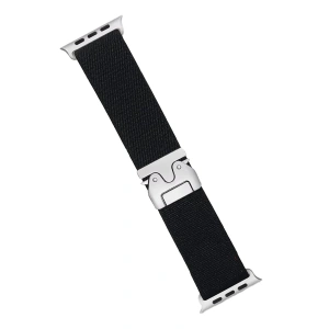 Mey İthalat® Watch 42mm Forest Kumaş Kordon - Siyah