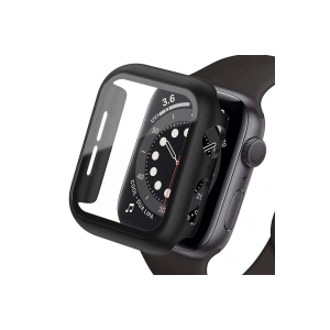 Mey İthalat® Watch Ultra 49mm Camlı Kasa Ekran Koruyucu - Siyah