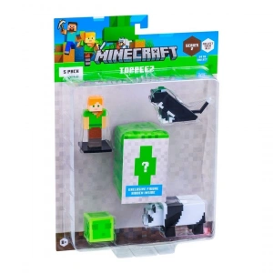 Minecraft 3D Toppeez 5li Figür Seti - Stokta Olan Gönderilir