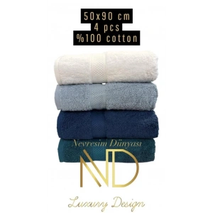 Nevresim Dünyası 50x100 4lü Havlu Prime 4