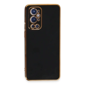 One Plus 9 Pro Kılıf Volet Silikon - Siyah