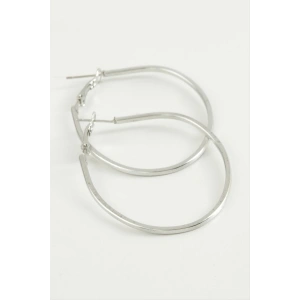 Oval Halka Küpe 4,5 cm