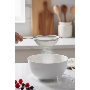 Paslanmaz Çelik Kalaylı Süzgeç 12 cm