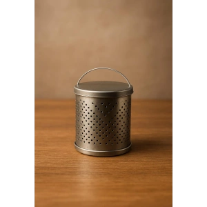 Paslanmaz Çelik Kapaklı Çay Süzgeci 8 cm
