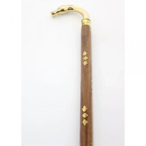 Pirinç At Büstü Baston Model 2