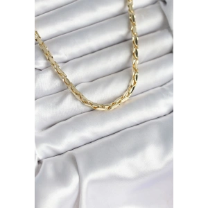 Pirinç Gold Renk 60 cm Zincir Kadın Kolye