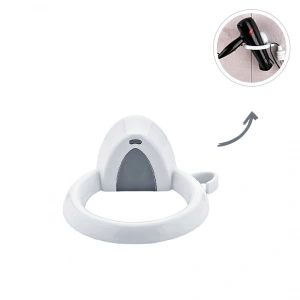 PLASTİK SAÇ KURUTUCU - FÖN MAKİNE ASKISI YAPIŞKANLI - DUVARA MONTE (5468)