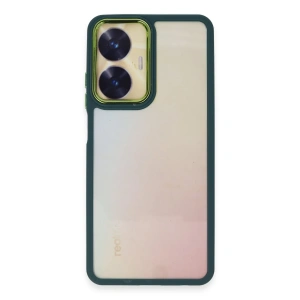 Realme C55 Kılıf Dora Kapak - Haki Yeşil