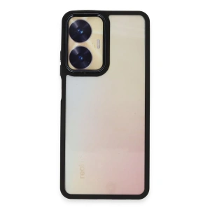 Realme C55 Kılıf Dora Kapak - Siyah
