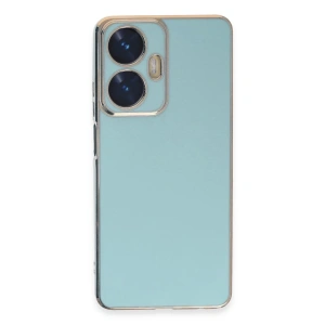 Realme C55 Kılıf Volet Silikon - Açık Yeşil