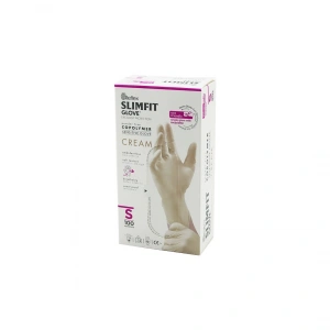 REFLEX SLİMFİT GLOVE KOD-030 S KREM PUDRASIZ MUAYENE ELDİVEN 100LÜ (5468)